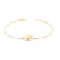 ヴァンクリーフ&アーペル フリヴォル ミニ ダイヤ ブレスレット 750(YG