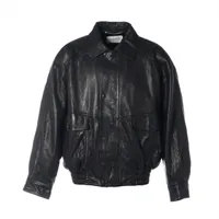 サンローランパリ ラムスキン レザージャケット 50 メンズ ブラック