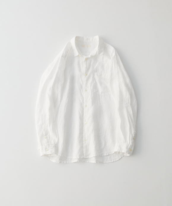 60リネン レギュラーカラーシャツ｜nest Robe / CONFECT ONLINE SHOP