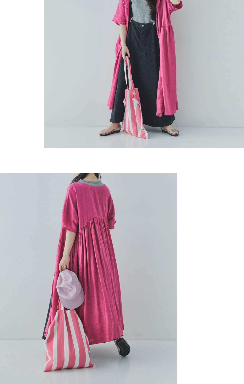 WEAR with ME DENIM & CHINO JUMPER SKIRT｜nest Robe / CONFECT