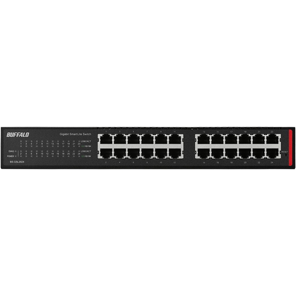バッファロー 法人向け Giga対応 Layer2 スマートLiteスイッチ 24