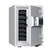 送料無料】 耐火金庫 シリンダー(鍵)式/幅435×奥行493×高さ529mm/75kg