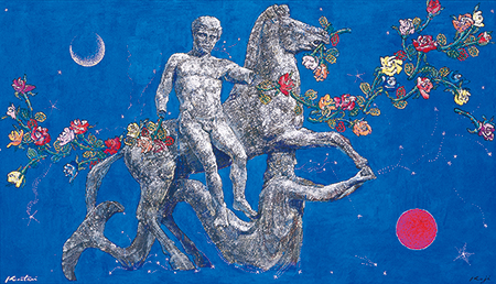 芸術の秋は、絹谷幸二 天空美術館でアフレスコ(壁画)体験を | チケット