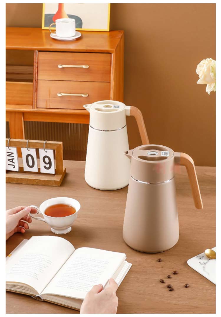 楽天市場】魔法瓶 真空二重構造 ポット ステンレス製 保温 ステンレス