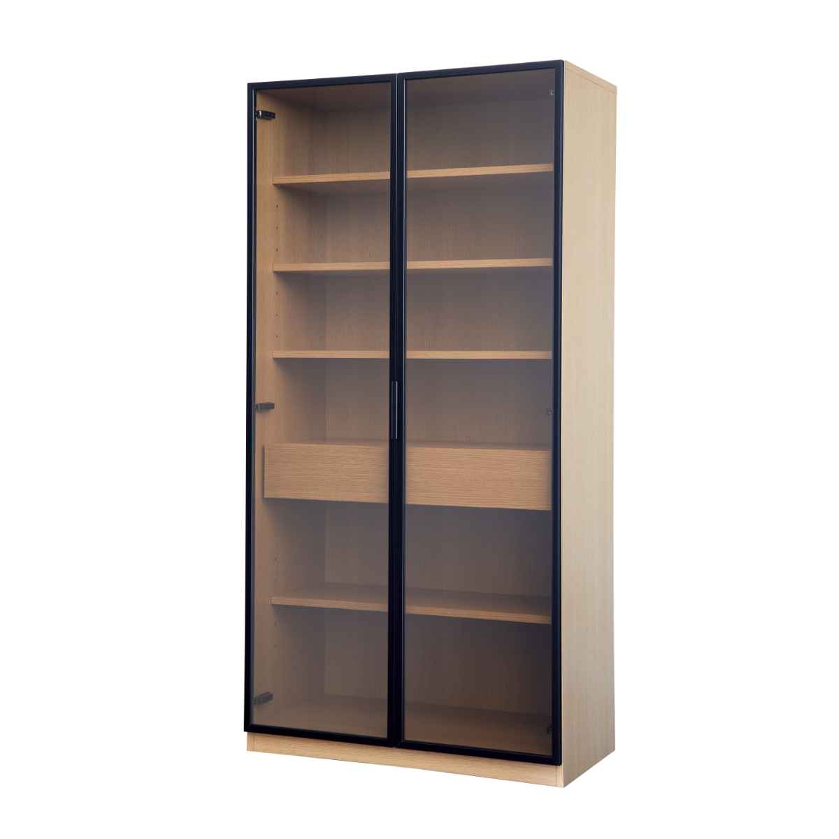 楽天市場】ガラスキャビネット ハイタイプ リビング収納 LOCKO 日本製