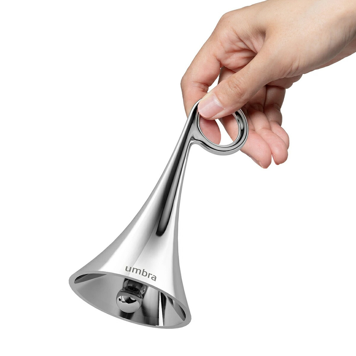 楽天市場】呼び鈴 Umbra イサ ベル クロム シルバー （ アンブラ 卓上