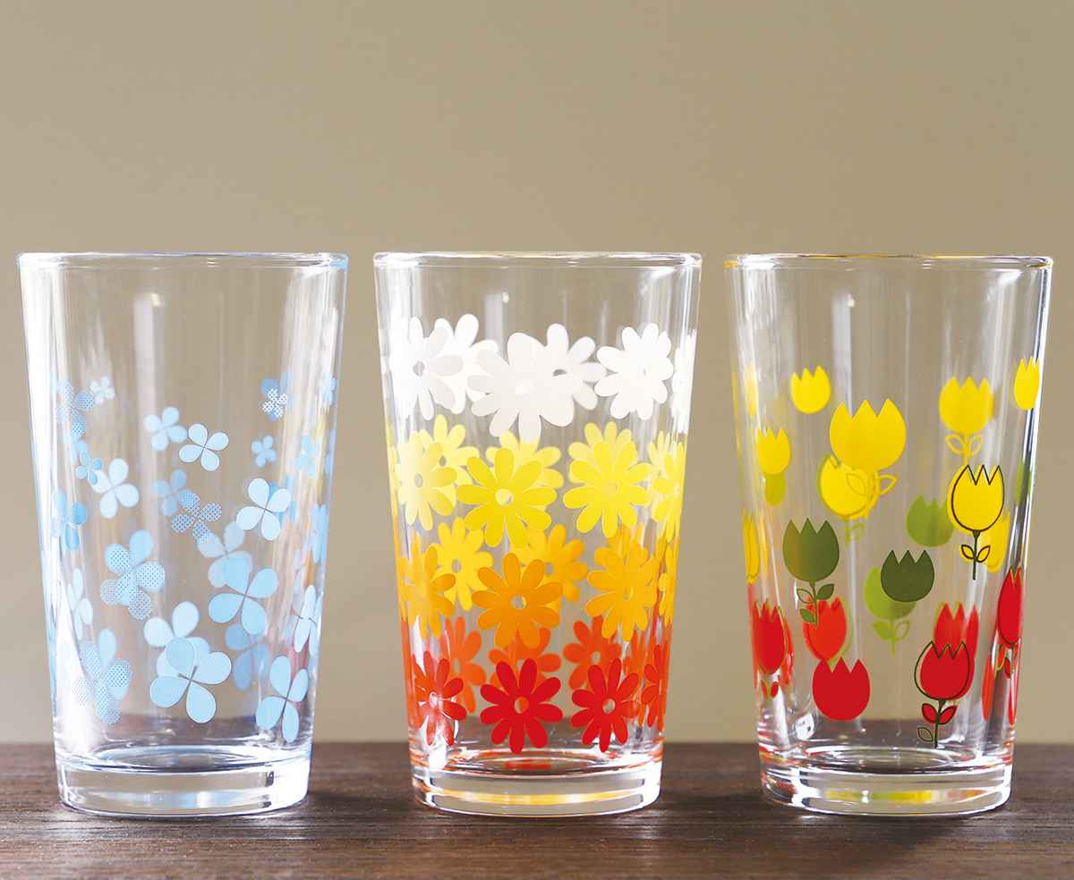 楽天市場】タンブラー 275ml 昭和のプリントグラス ガラス （ 食洗機