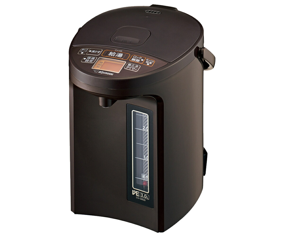 楽天市場】象印 電気ポット 3L VE電気まほうびん 優湯生 （ ZOJIRUSHI