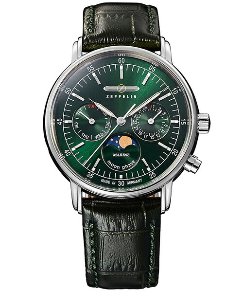 楽天市場】ツェッペリン LZ14 マリーネ 36mm ムーンフェイズ 8635-3