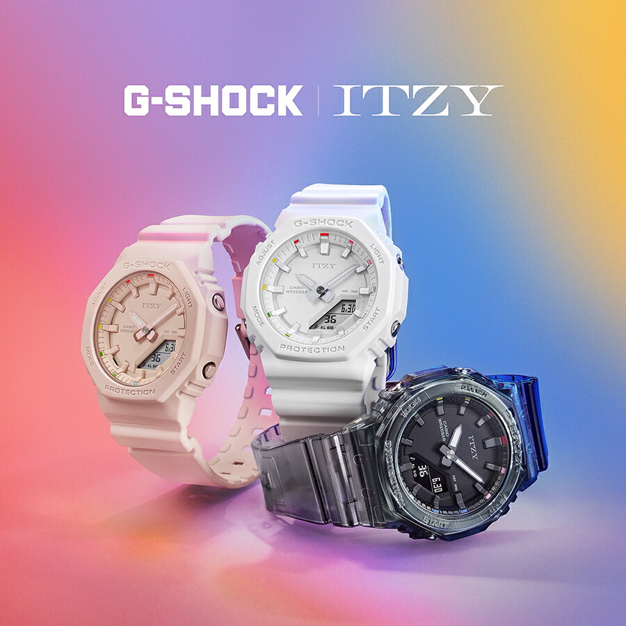 楽天市場】G-SHOCK コンパクトサイズ ITZY コラボレーションモデル GMA