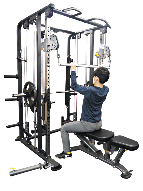 楽天市場】マルチファンクショナルトレーナー＆スミス(200lbs×2