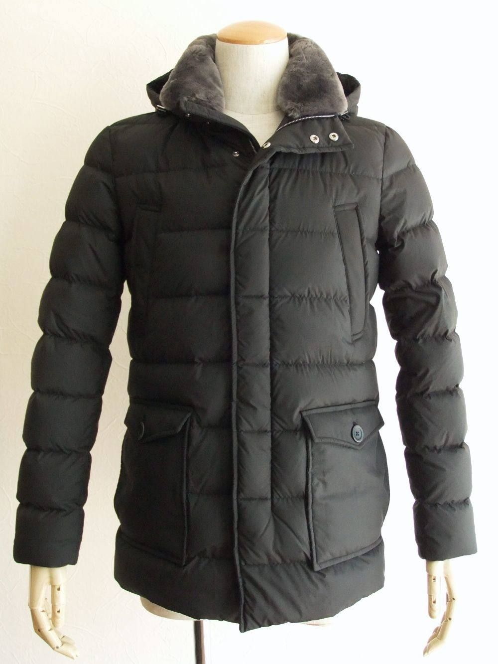 HERNO - POLAR-TECH ファー付き ダウン ブルゾン | 4.444glad