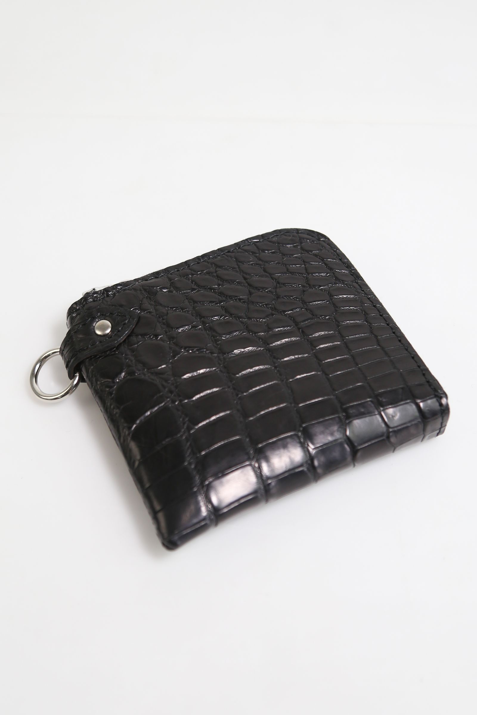 ISAMU KATAYAMA BACKLASH - CROCODILE COIN PURSE / ブラック | Tempt
