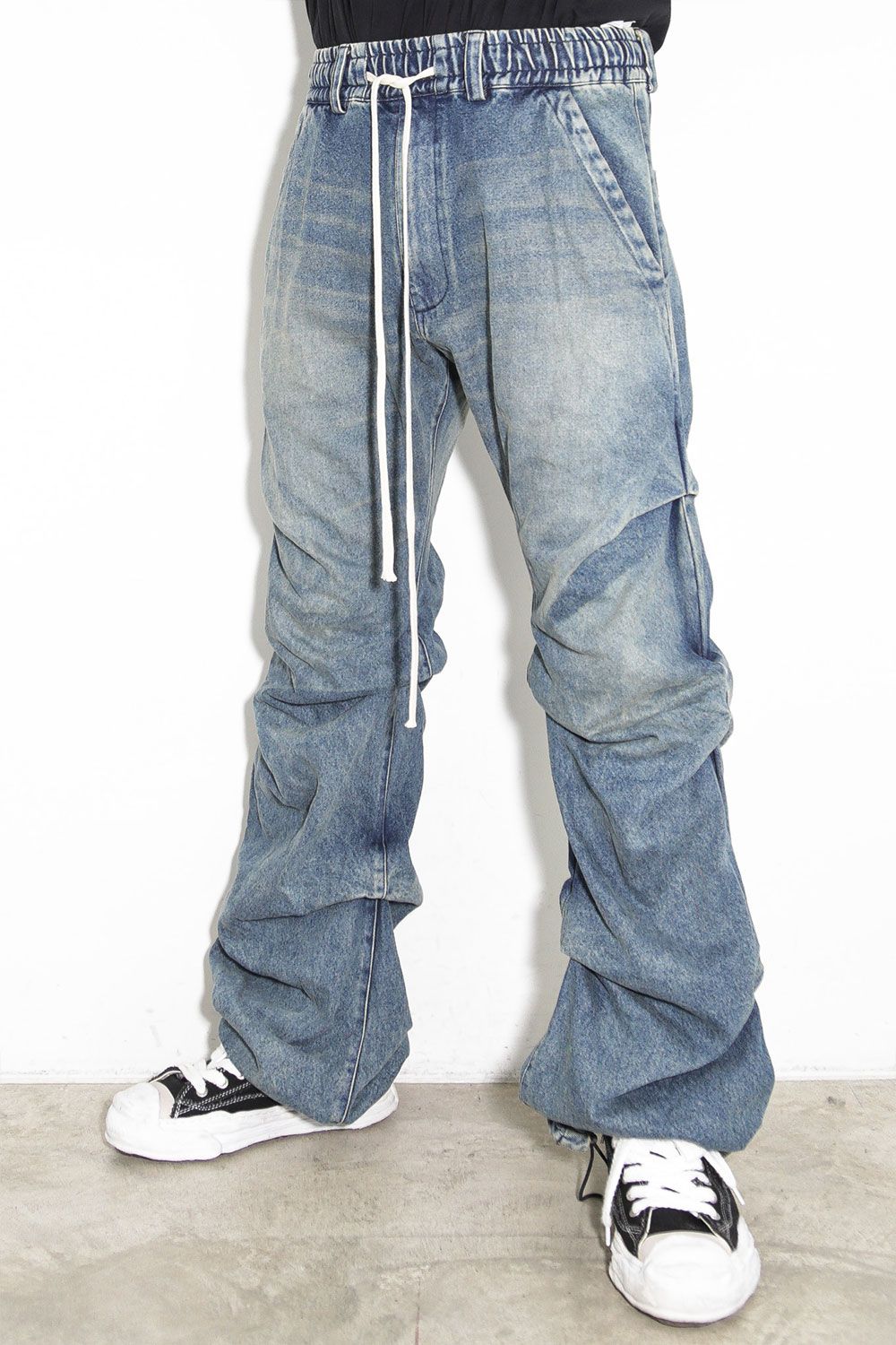 A.F ARTEFACT - デニムタックスリムバギーパンツ / Denim Tuck Slim