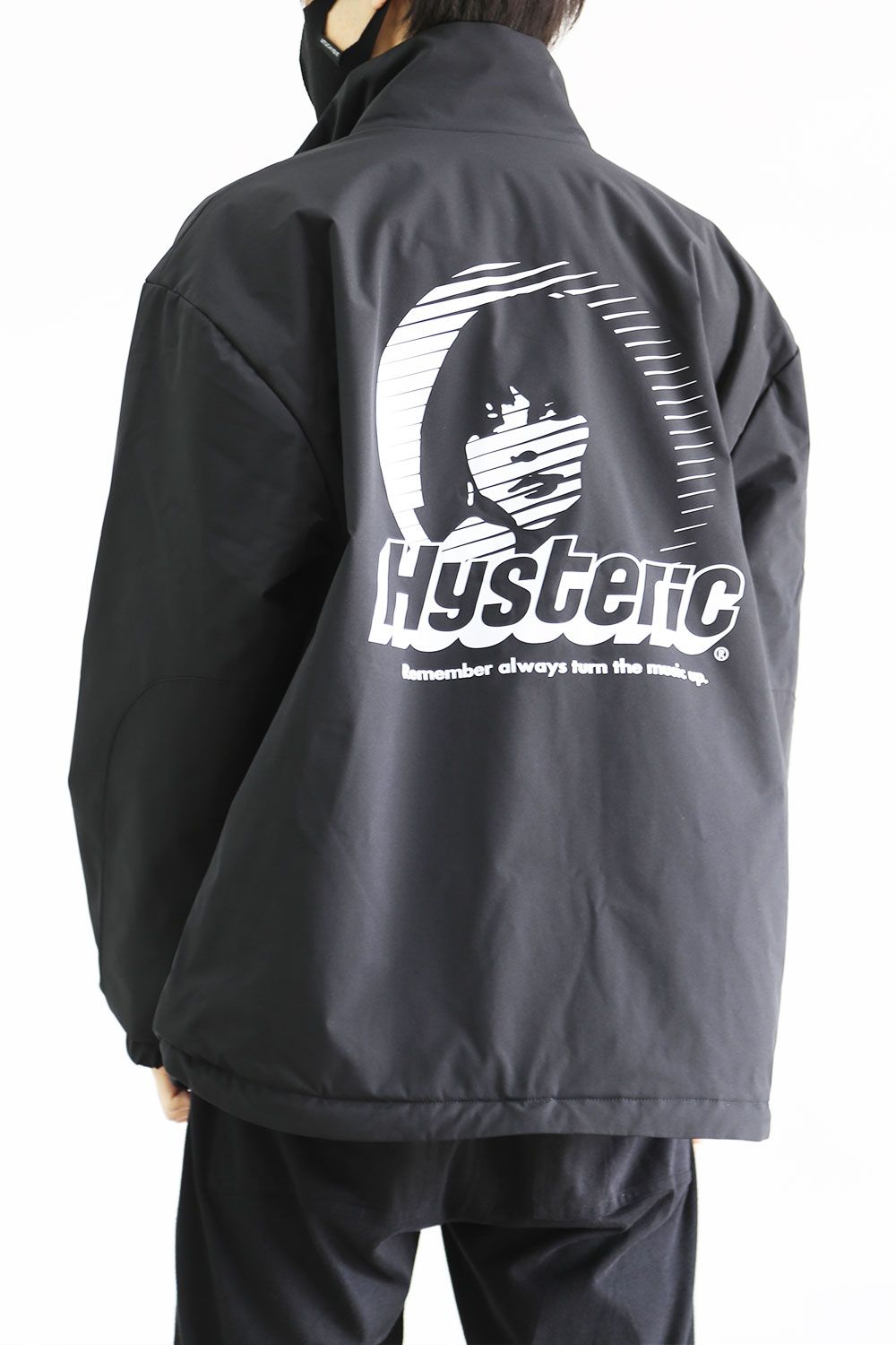 HYSTERIC GLAMOUR - CIRCLE GIIRL LIGHT AND SHADOW スタンドカラー