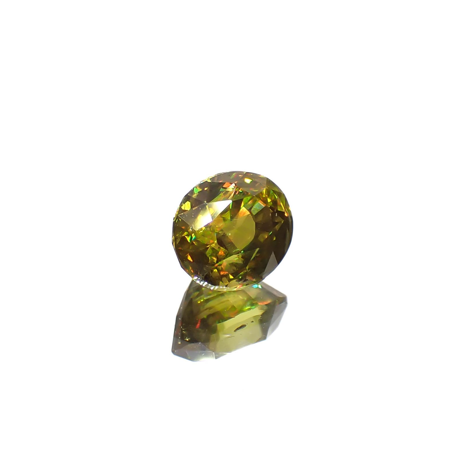 スフェーン(宝石名スフェーン)マダガスカル産 識別済 1.00ct / 6.3x5