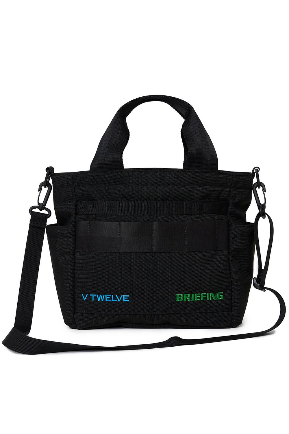 V12 - BG12 CART BAG / BRIEFINGコラボ ブランドロゴ刺繍 カートバッグ