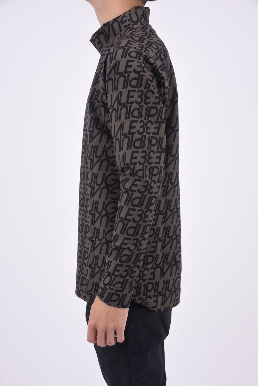 1PIU1UGUALE3 GOLF - 1PIU1UGUALE3 DI FULL LOGO MOCK / 113総柄ロゴ