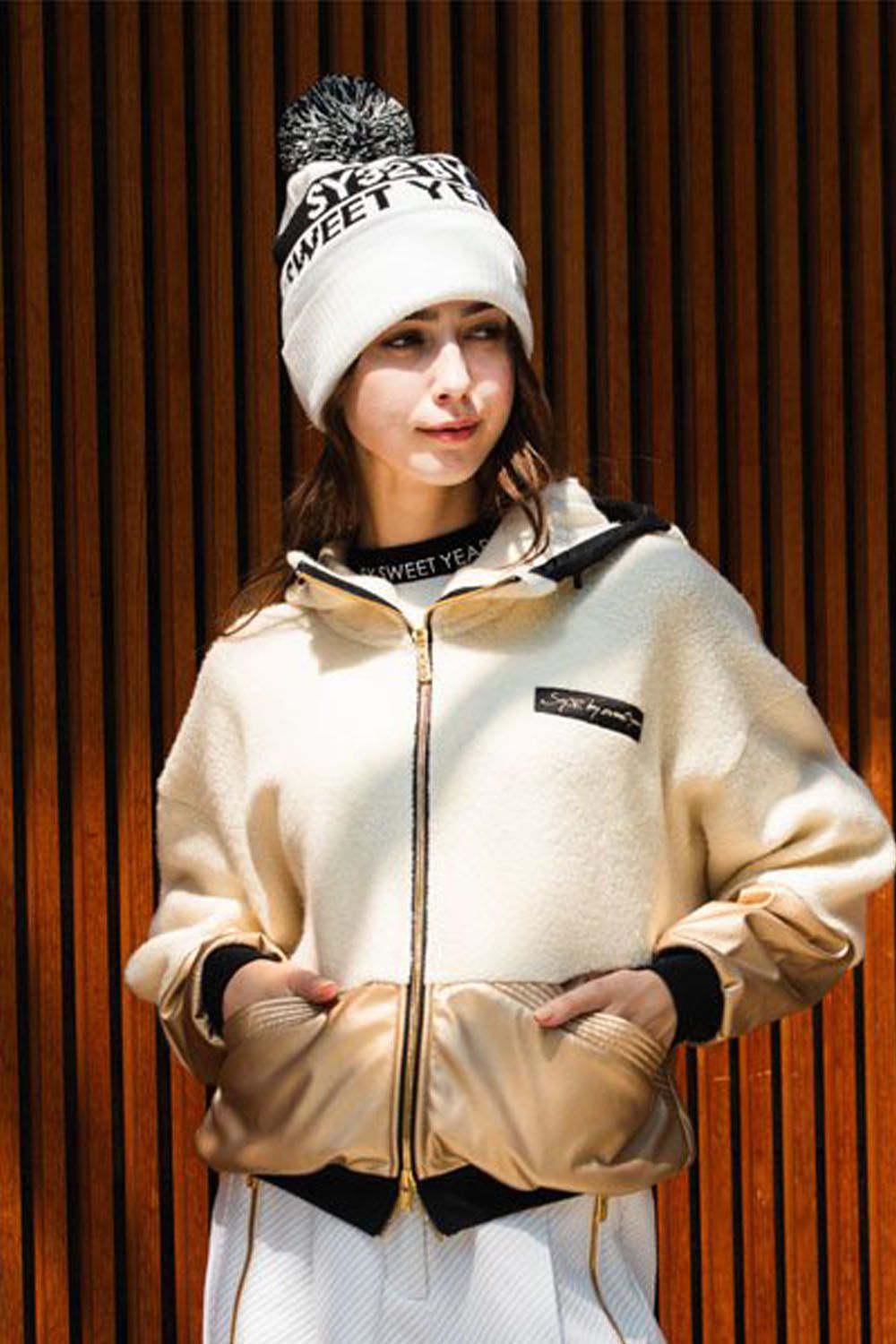 SY32 by SWEET YEARS GOLF - 【レディース】FAKE LEATHER AND