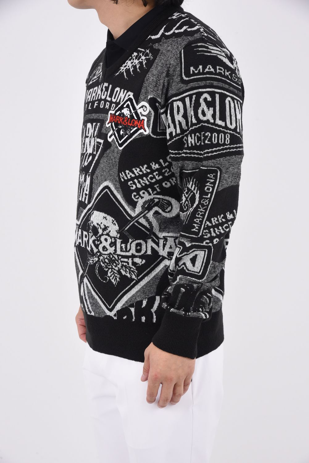 MARK&LONA - 【2024AW 木村拓哉さん着用 VOL.2】 AXL VEE NECK KNIT