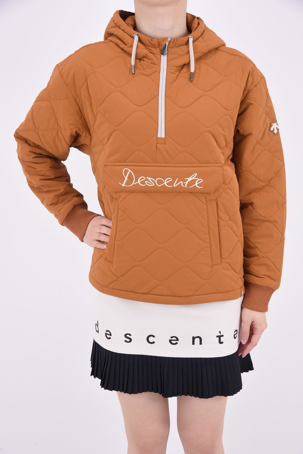 DESCENTE GOLF - 【レディース】 ハーフジップ キルティング中綿