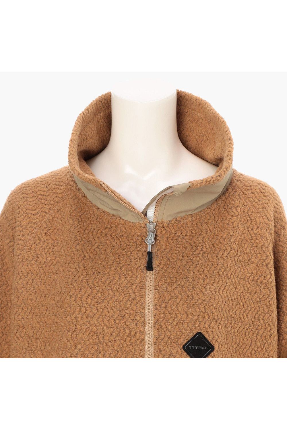 BRIEFING GOLF ボアフリース ブラウン レディース S BRIEFING GOLF