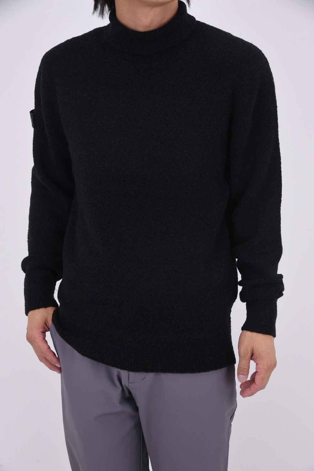 BRIEFING - 【25AW】 BOUCLE YARN TURTLENECK KNIT / ブークレヤーン