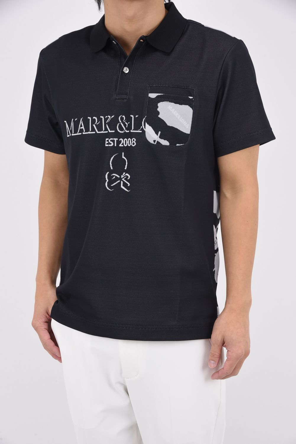 2023年モデル MARK &LONA GOLF ORDIE ポロシャツ 46 MARK & LONA