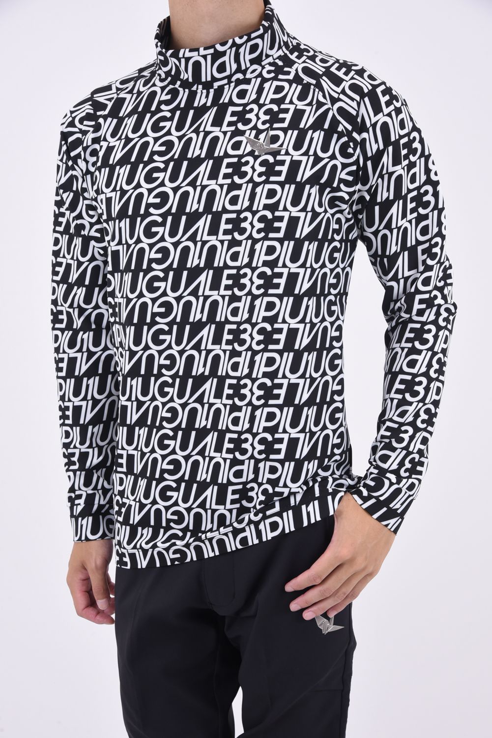 1PIU1UGUALE3 GOLF - 1PIU1UGUALE3 DI FULL LOGO MOCK / 113総柄ロゴ