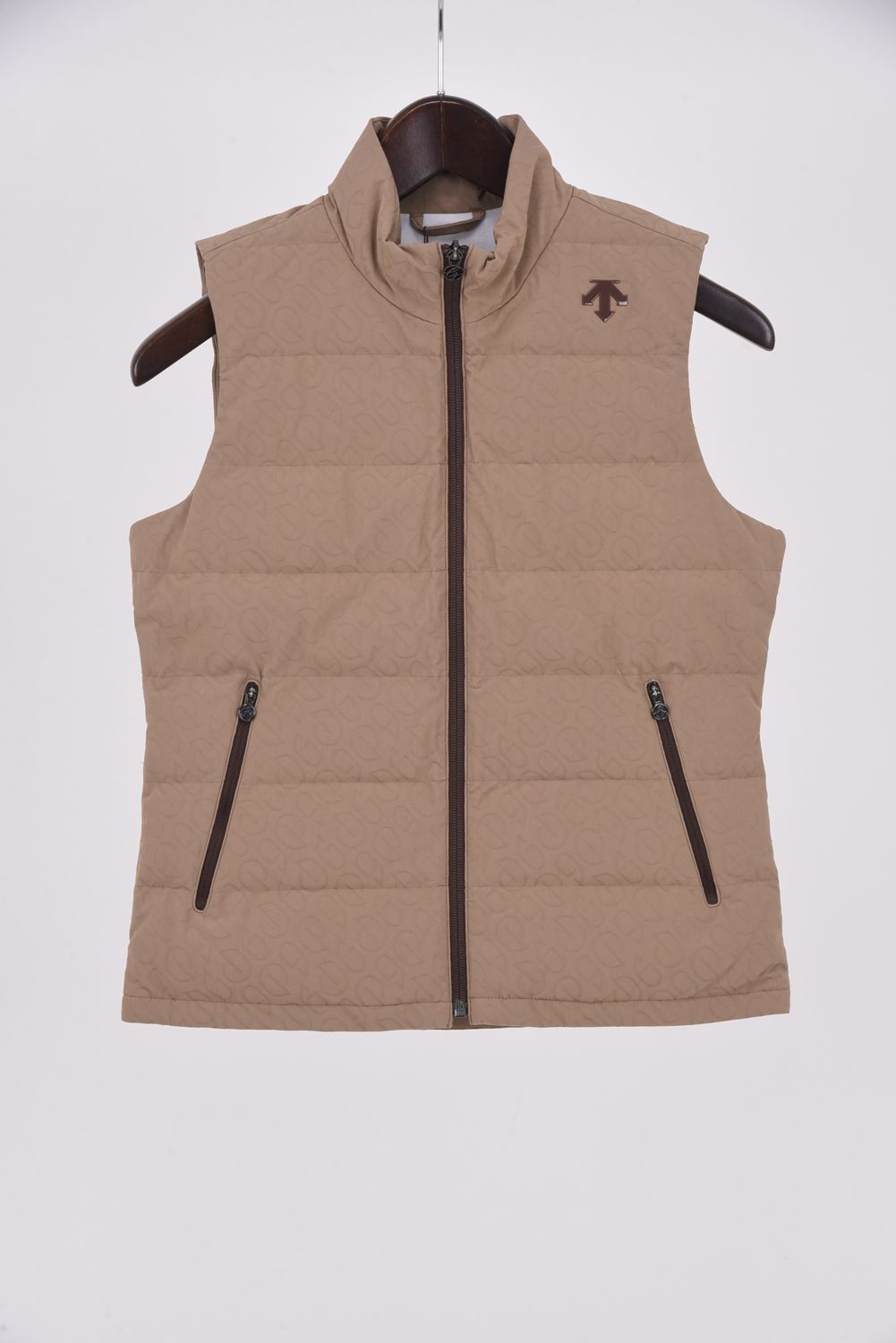 DESCENTE GOLF - 【レディース】 ジャカードダウンベスト (ブラウン