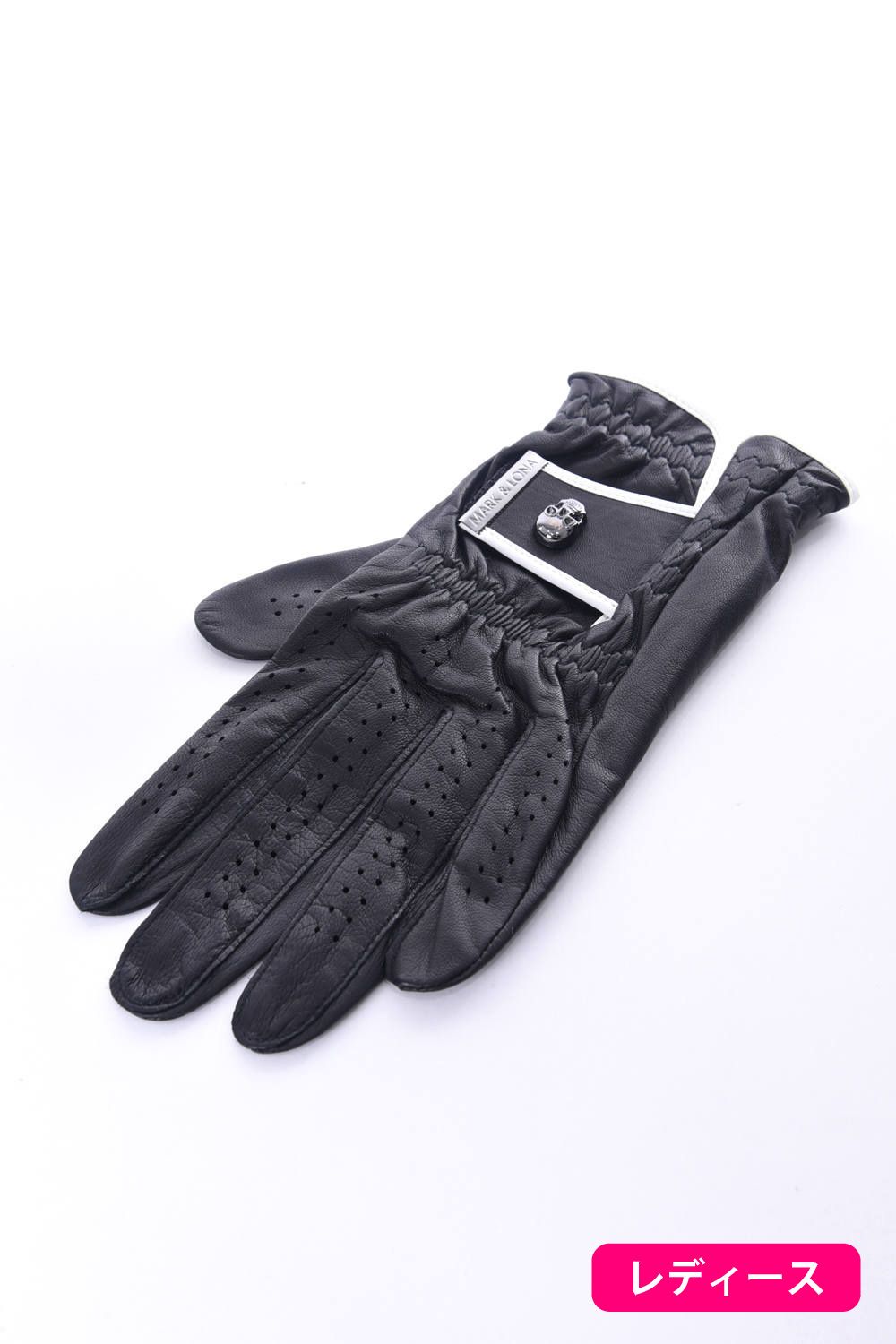 新品❤️マークアンドロナ❤️レザーキルティンググローブ 黒 2026年