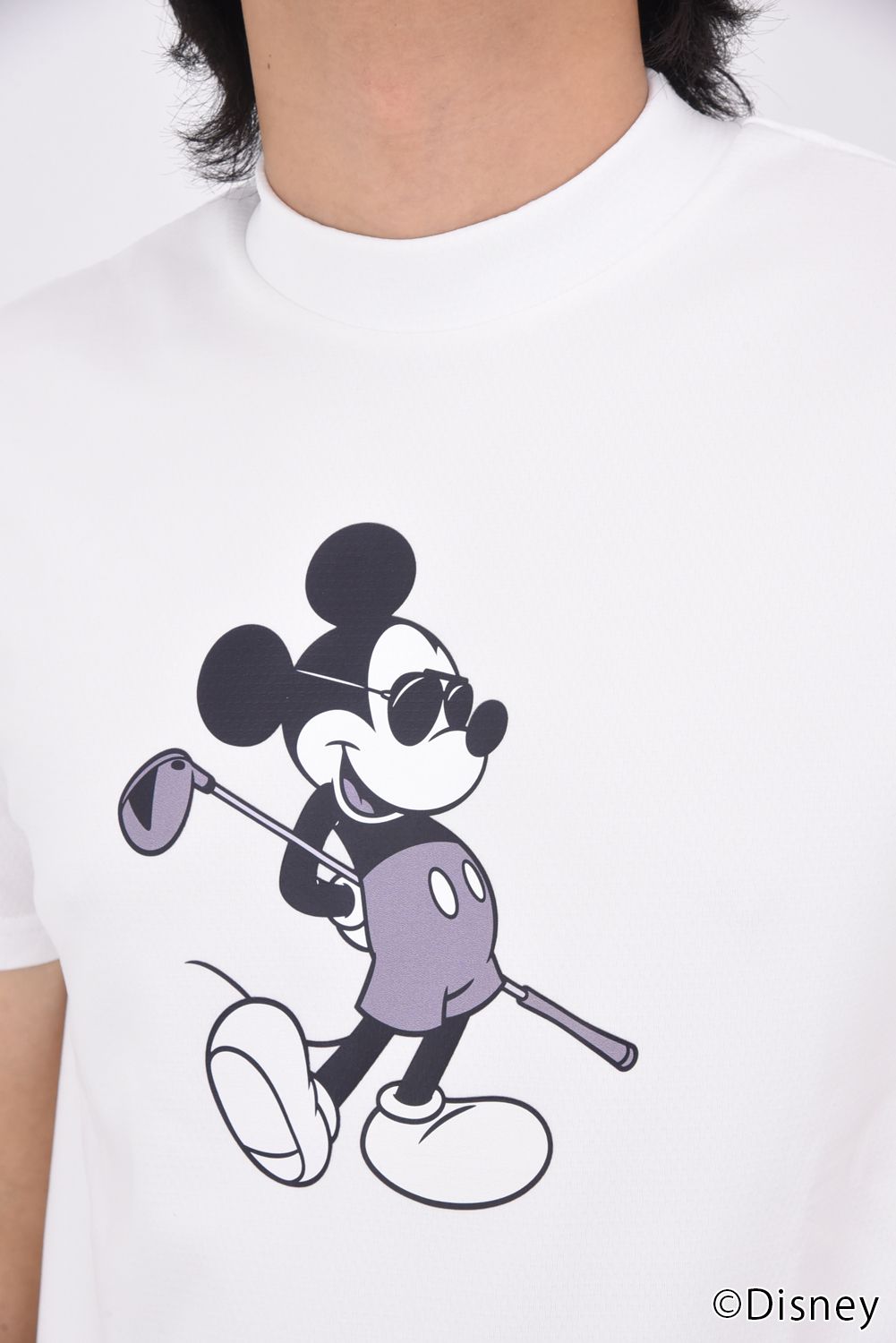 V12 - 【25SS】 SM MOCK / ミッキーマウス モックネックTシャツ