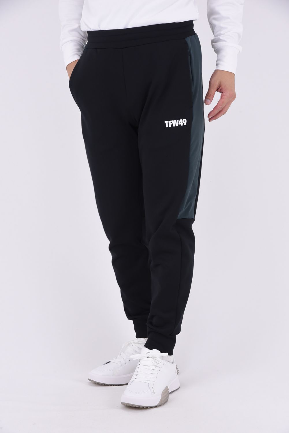 TFW49 - COMBINATION PANTS / 高機能ナイロン ストレッチ リブパンツ