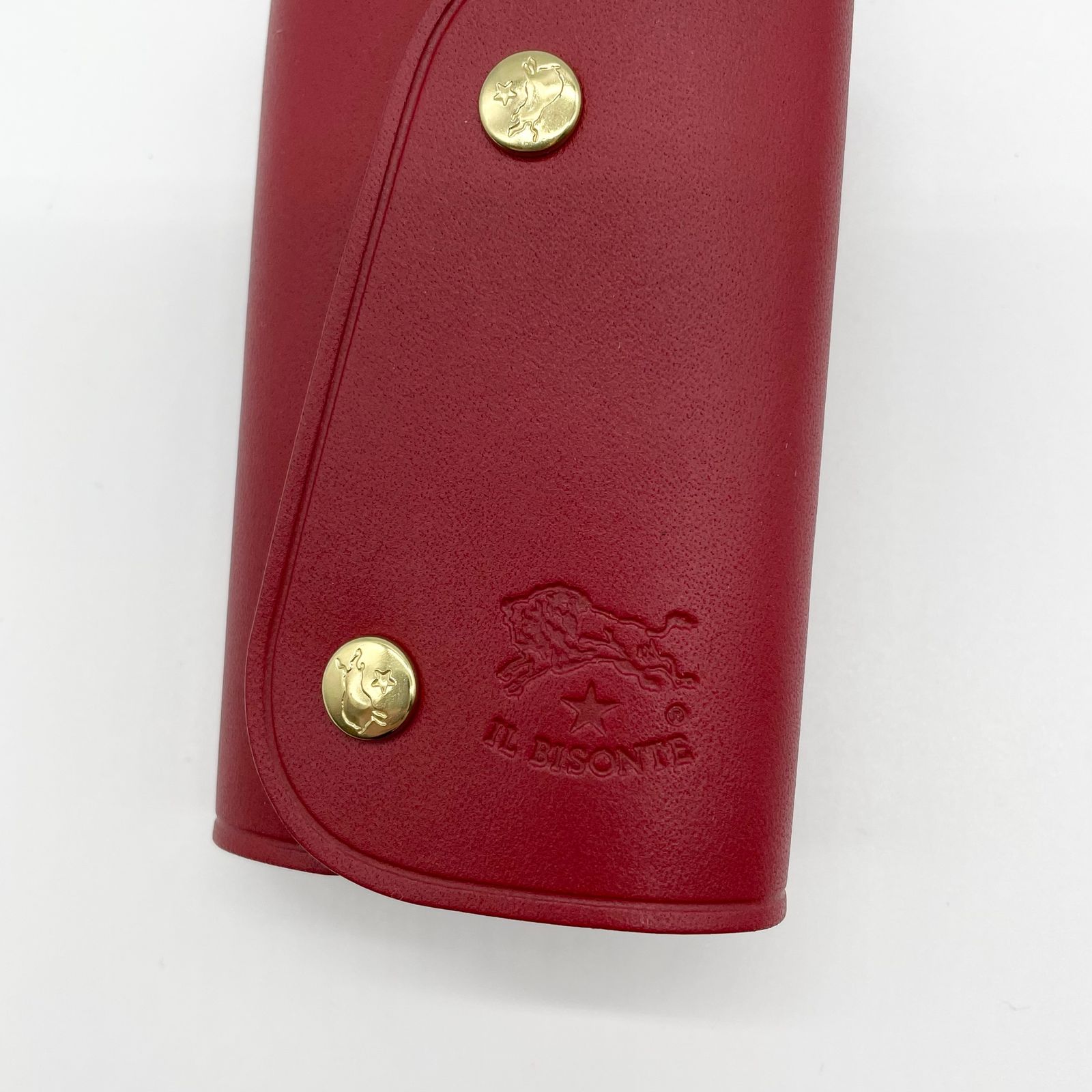 IL BISONTE - キーケース/スマートキー用/レッド | HALLOW's web store