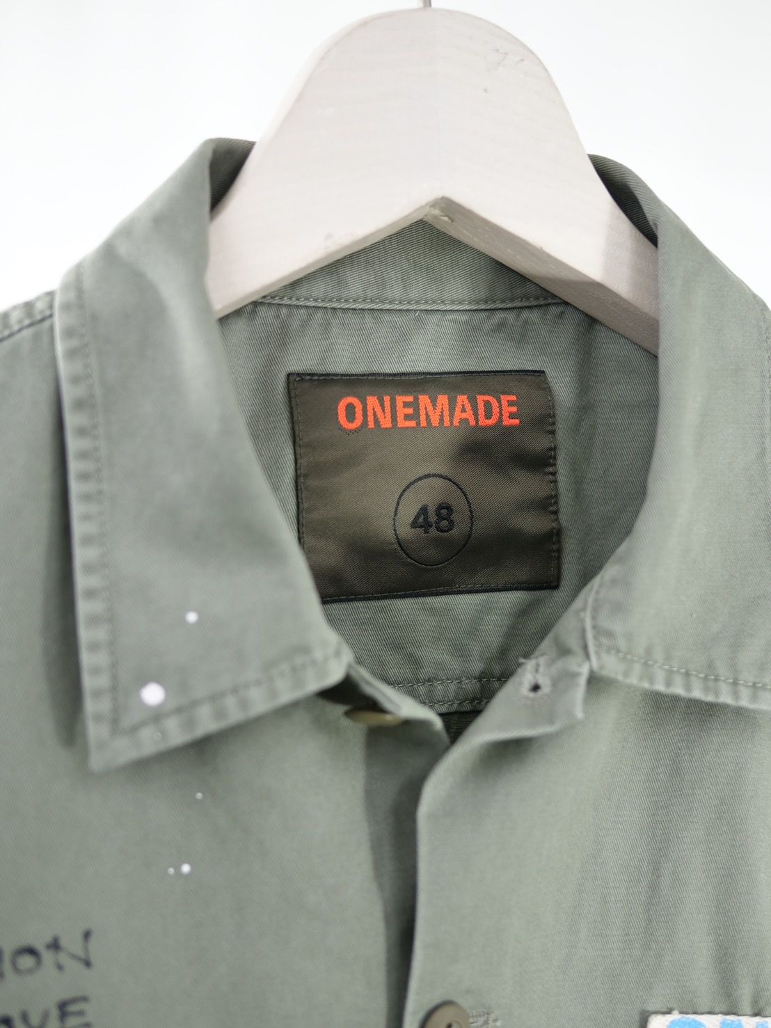 ONE MADE - 【 ミリタリーシャツ】 カーキ / UNISEX