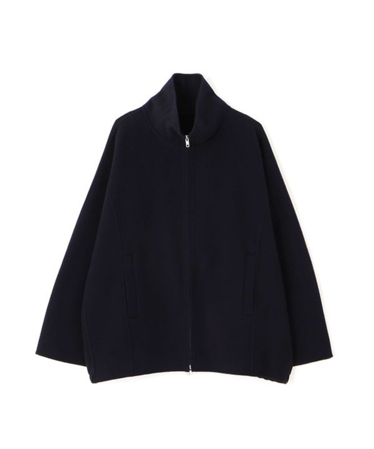 ETRE TOKYO - メルトンスタンドネックリバーブルゾン ( NAVY ) 毛