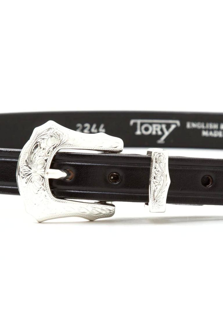 TORY LEATHER - WESTERN BELT 2244 / ウエスタンベルト（ブラック