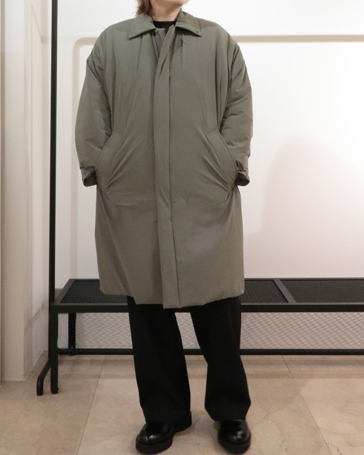 N.HOOLYWOODのアイテムを着用にてご紹介、冬はやっぱりプリマロフトを