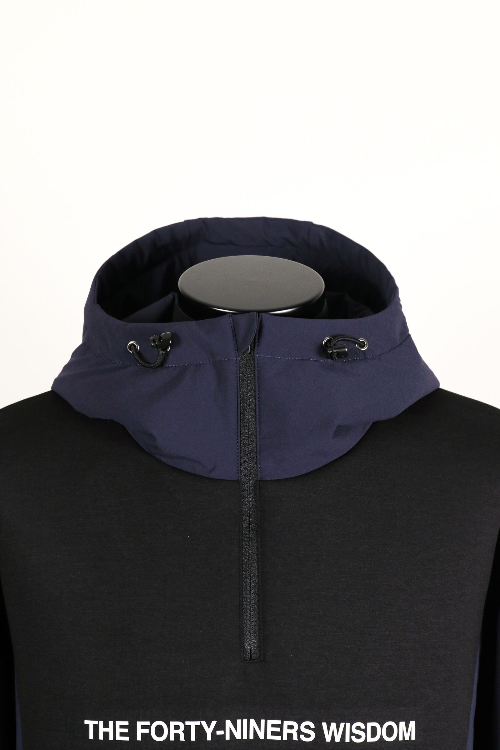 TFW49 - CARDBOARD MATERIAL HALF ZIP HOODIE / カードボード