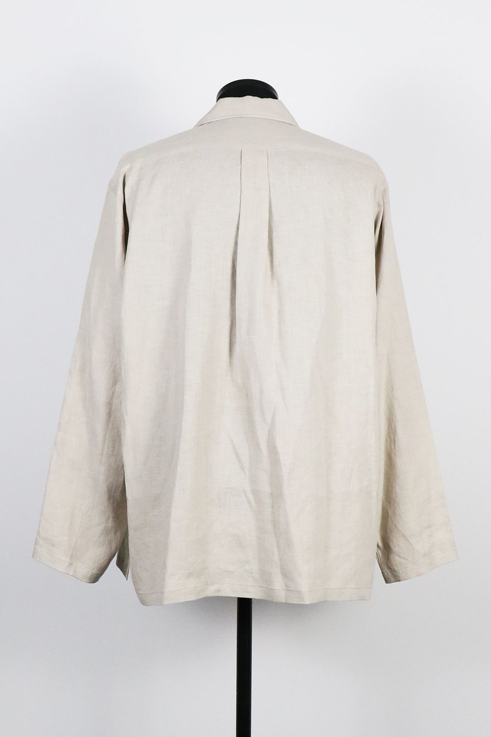 MARKAWARE】おすすめオープンカラーシャツ、HEMP SHIRTING OPEN COLLAR