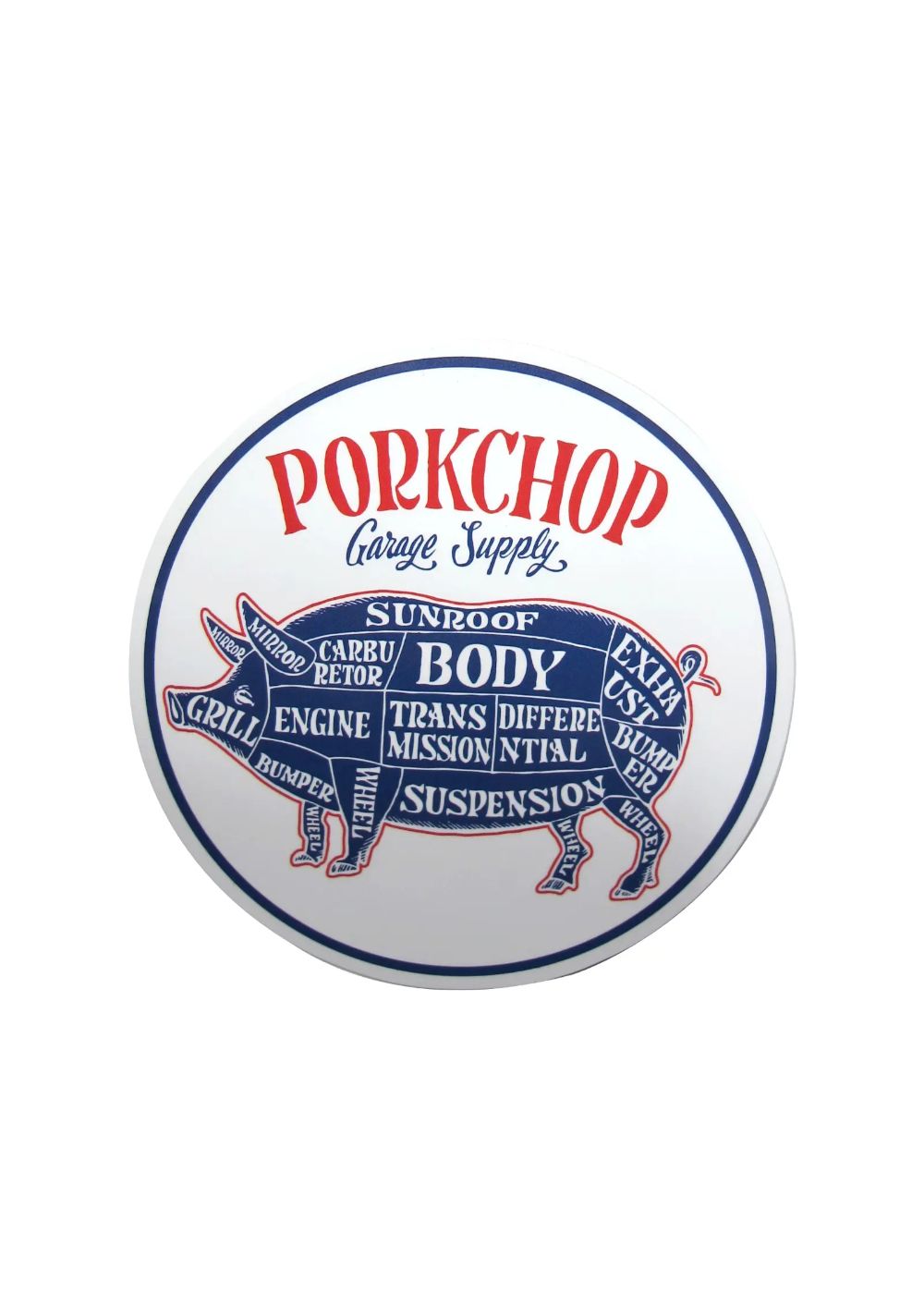 PORKCHOP GARAGE SUPPLY - 【ラスト1点】PORKCHOP CIRCLE STICKER