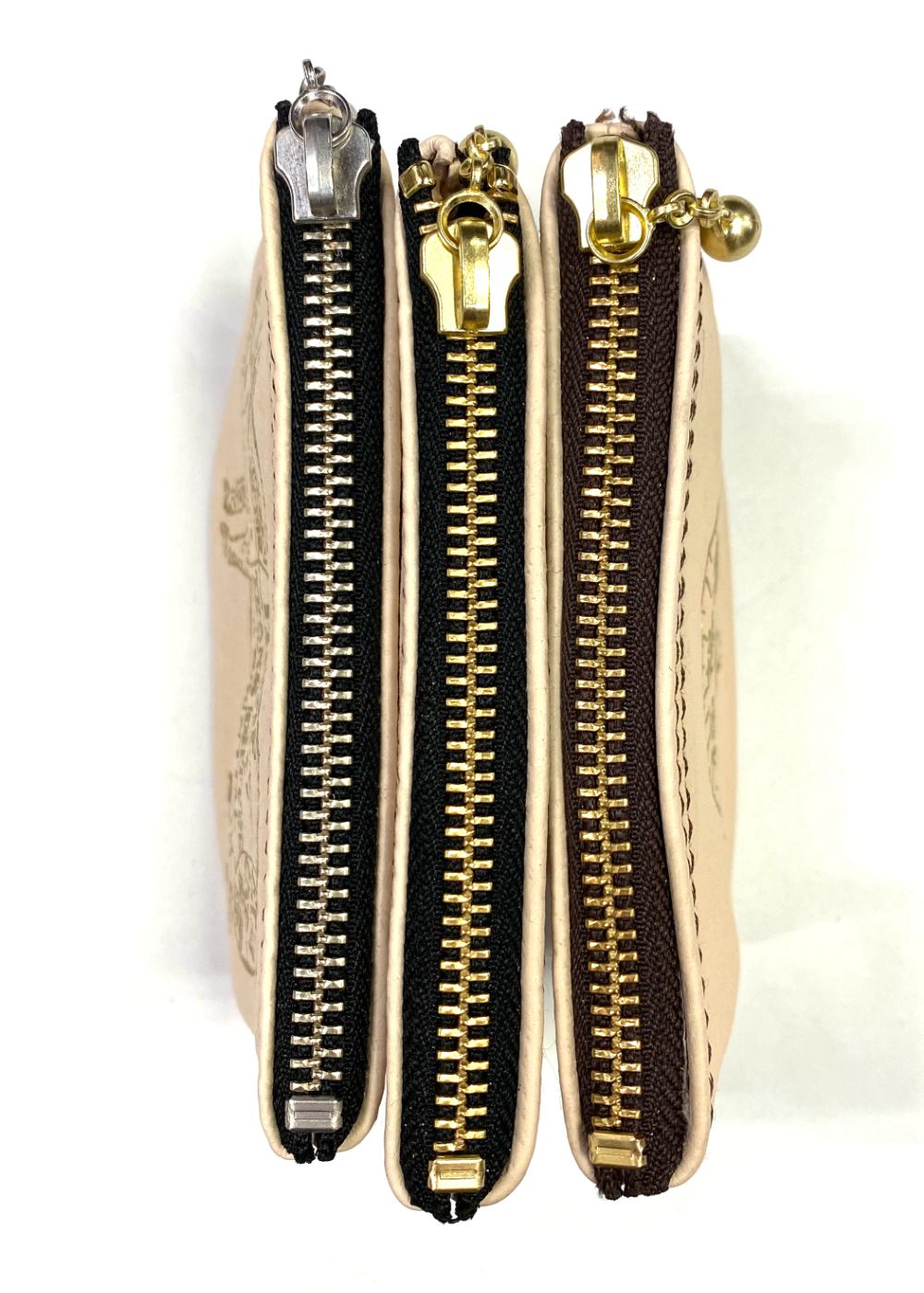 PORKCHOP GARAGE SUPPLY - NEW BIKER WALLET (BROWN×GOLD) / 福禄寿