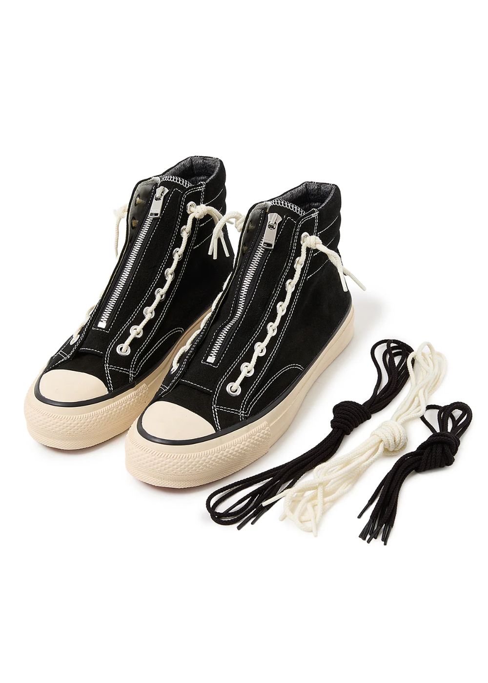 MINEDENIM - × nonnative DWELLER TRAINER 2 HI COW LEATHER WITH GORE