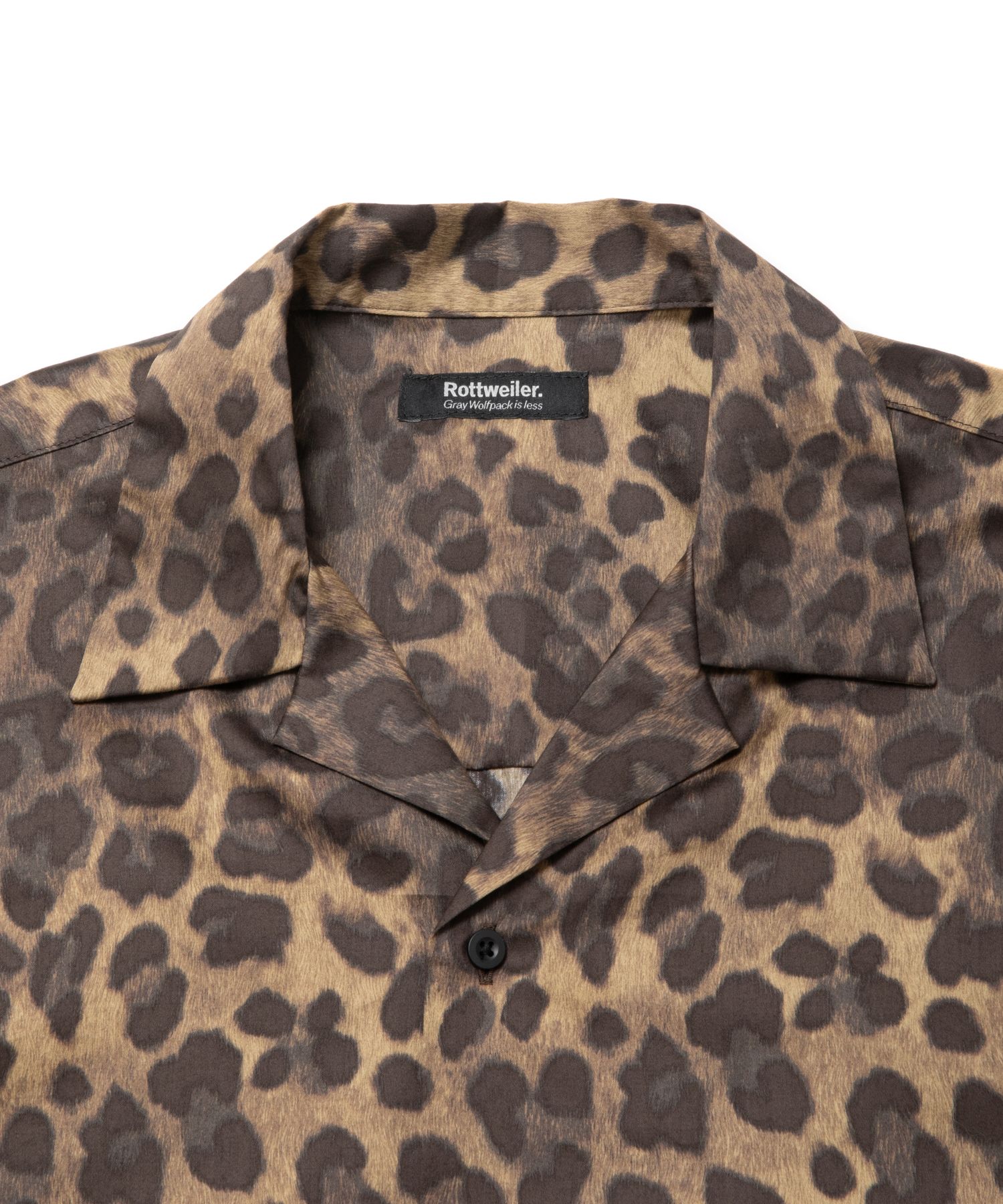 ROTTWEILER - 【ラスト1点】R9 LEOPARD S/S SHIRT (BEIGE