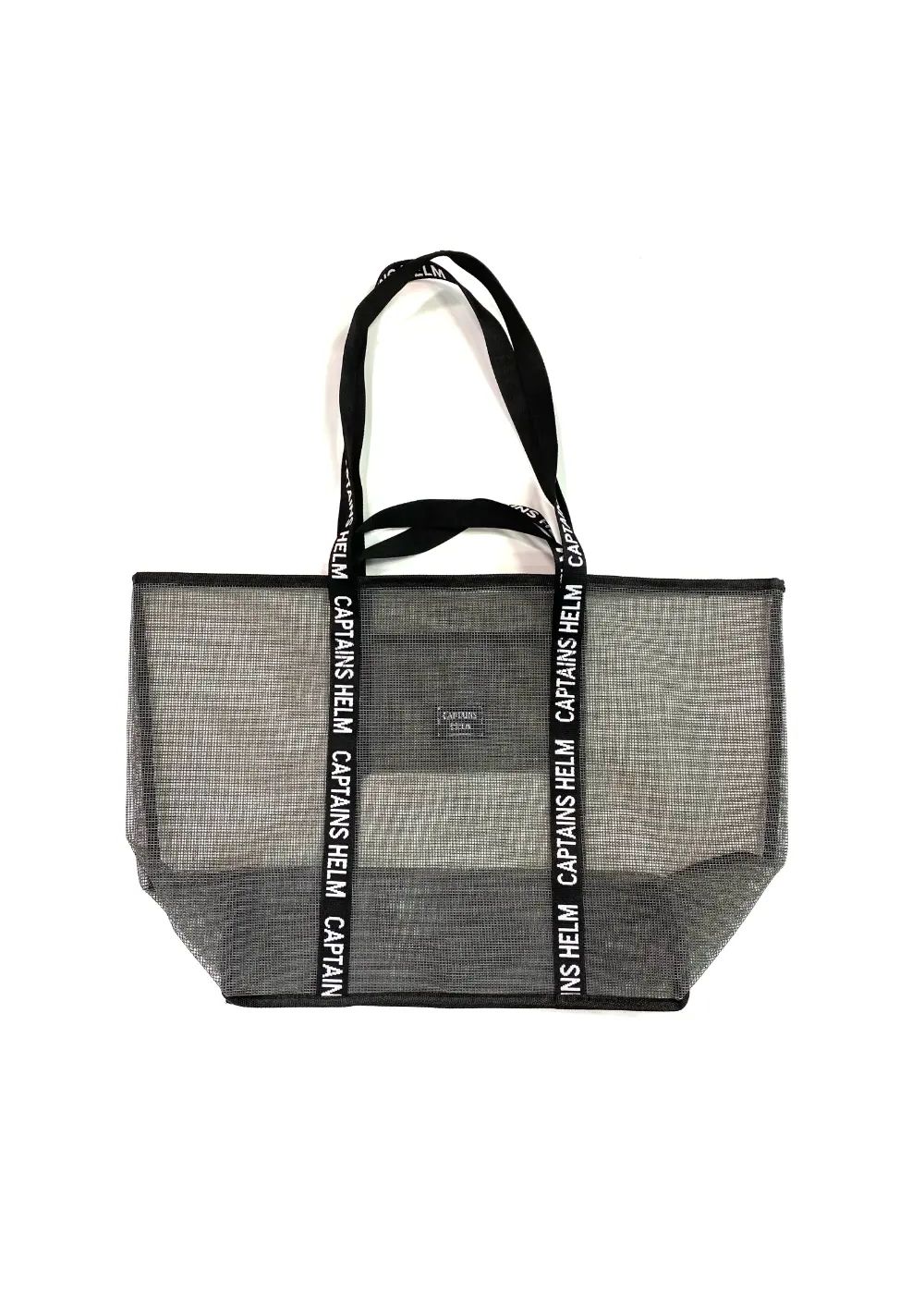 CAPTAINS HELM - MESH TOTE BAG M (BLACK) / メッシュ トートバッグ