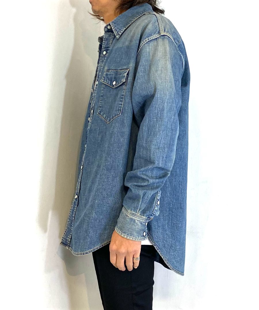 MINEDENIM - L.Western SH USD (USD) / デニム ウエスタン シャツ