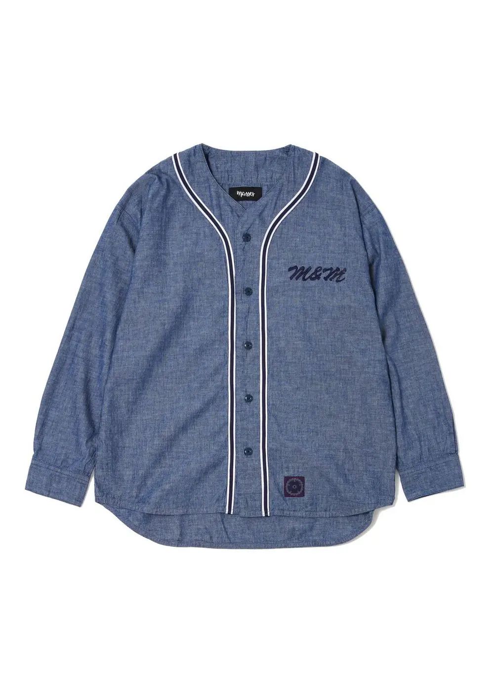 M&M CUSTOM PERFORMANCE - ×MASSES BASEBALL SHIRT L/S (INDIGO