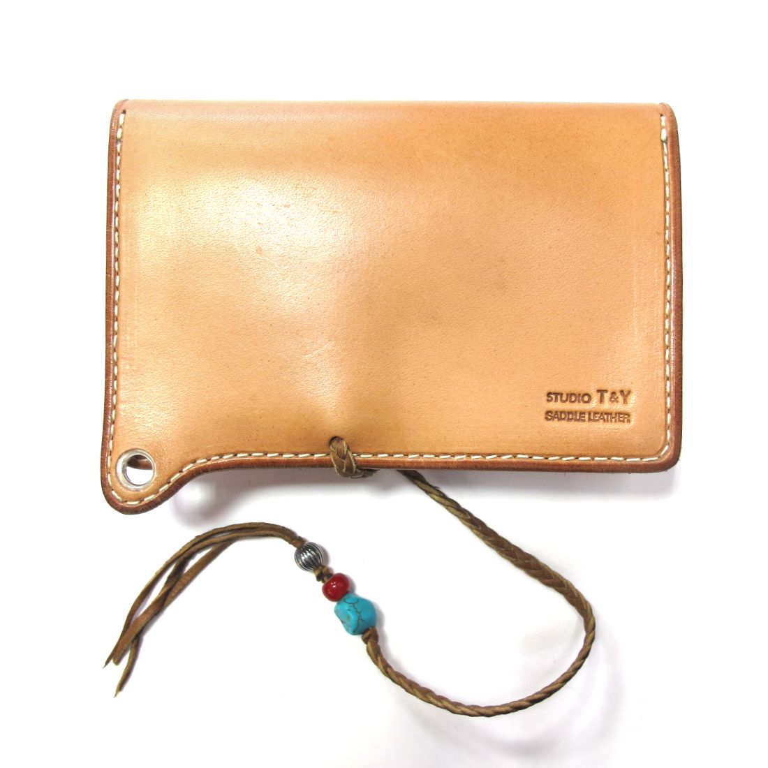 STUDIO T&Y - Middle Wallet 2 (NATURAL) / ミドルウォレット2 | LOOPHOLE