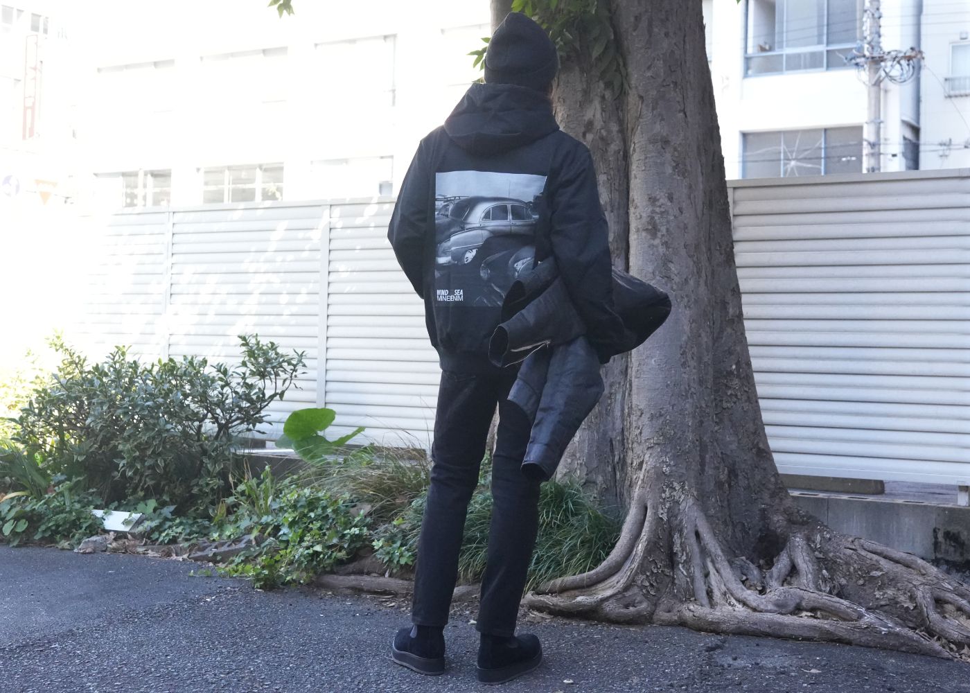 MINEDENIM - 2024AW OUTER 2 STYLE / Black Coating Denim Riders JKT