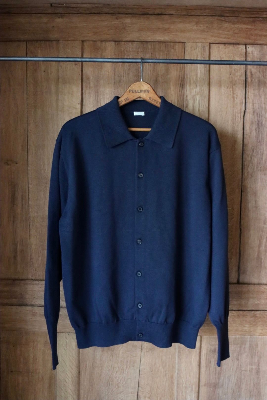 A.PRESSE - アプレッセ24SS カーディガン Cotton Kint Polo Collar